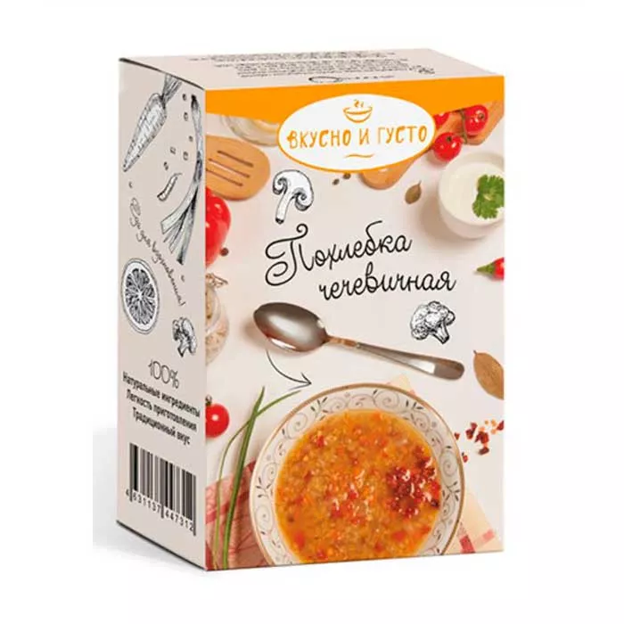Чечевичная похлёбка  "Вкусно и густо" 183 грамма с доставкой по России | BreadyФото 3