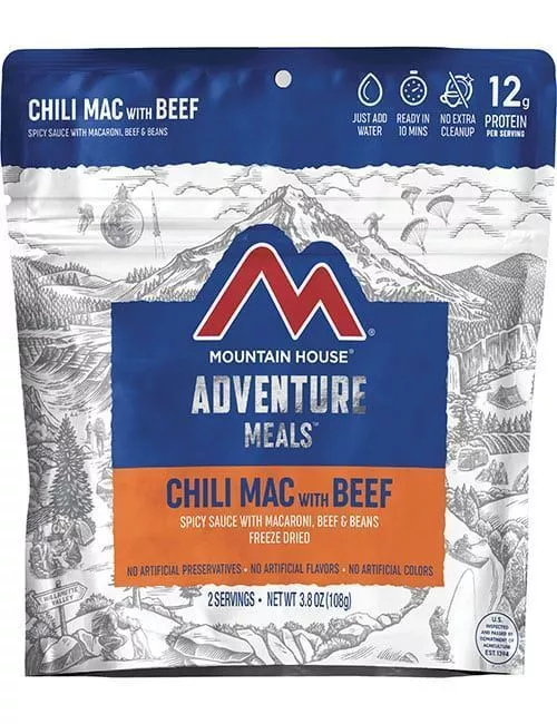 Макароны с говядиной чили Mountain House Маунтин Хаус CHILI MAC with BEEF 108 г с доставкой по России | BreadyФото 0