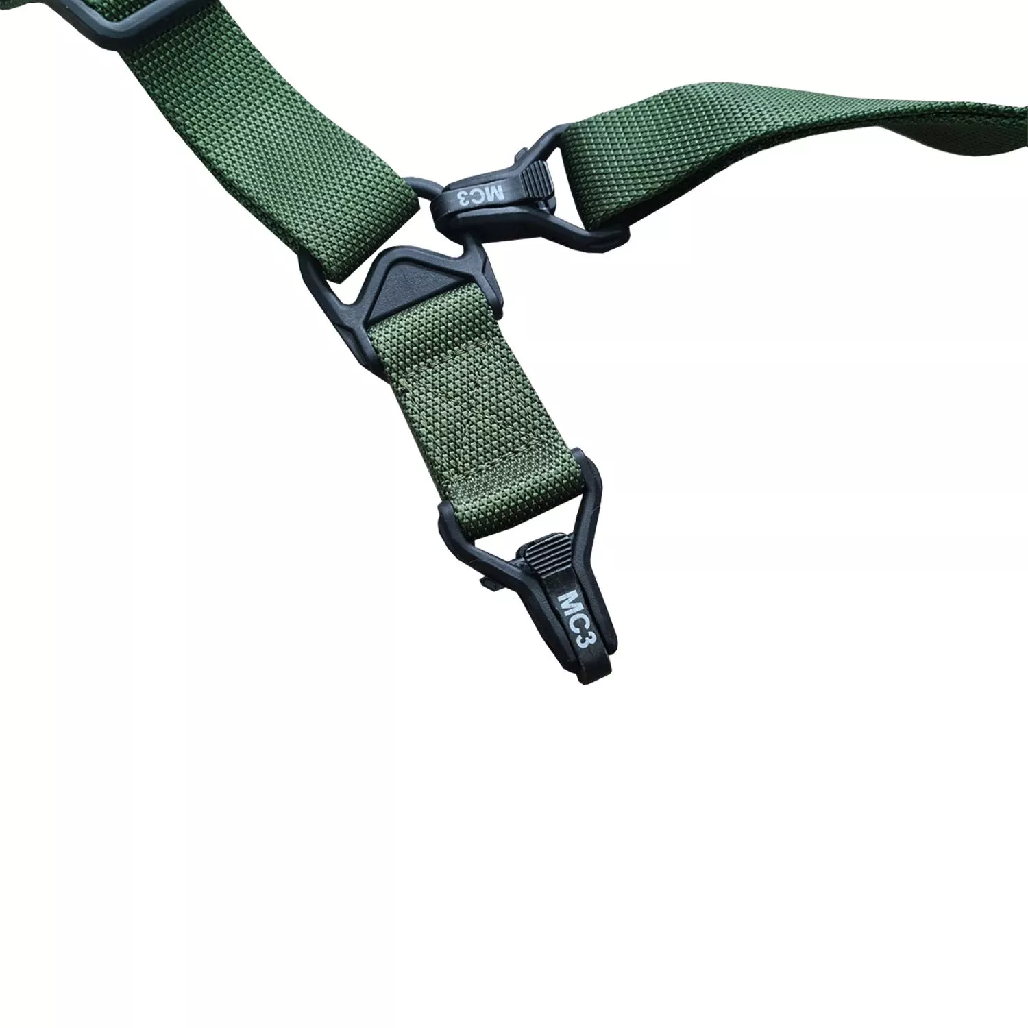 Оружейный ремень МС3 LEAF олива 1-2х точечный с доставкой по России | BreadyФото 1