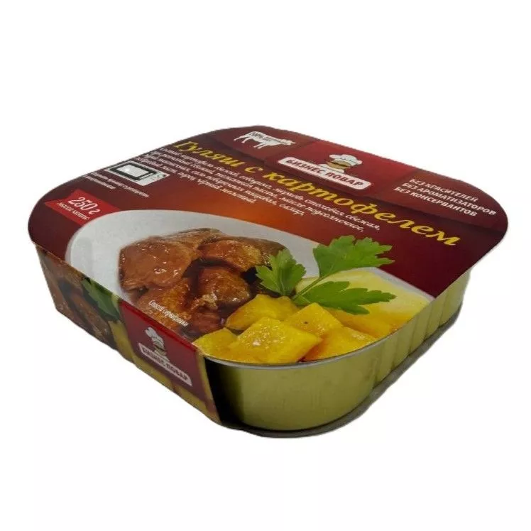 Гуляш с картофелем Л4, 250 г (Бизнес Повар) с доставкой по России | BreadyФото 4