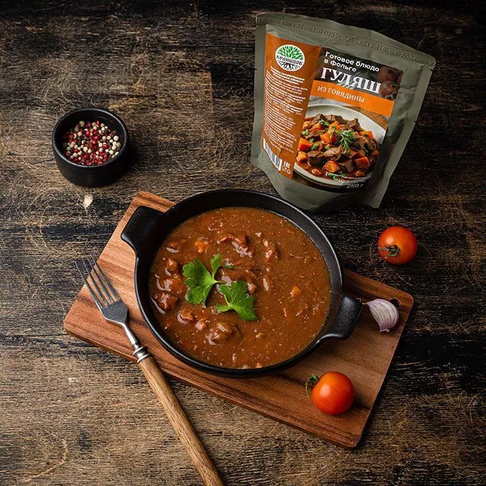 Гуляш из говядины "Кронидов", 250 г с доставкой по России | BreadyФото 3