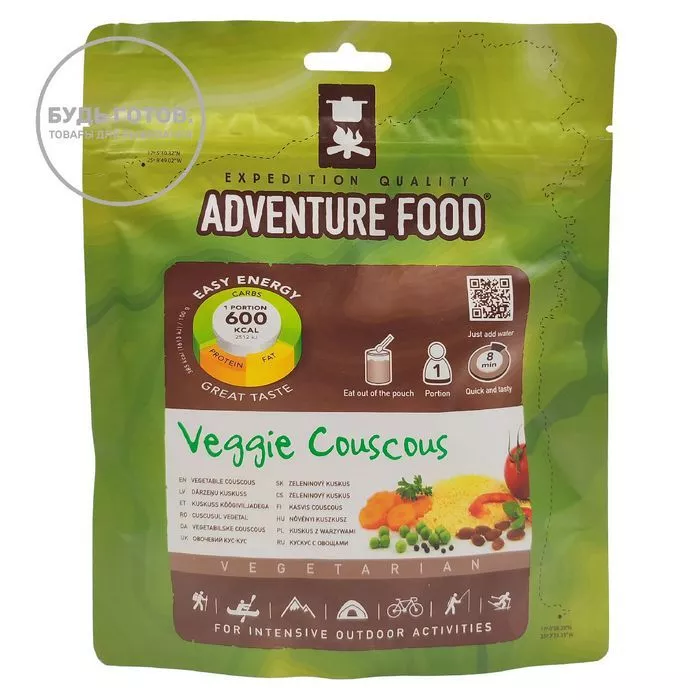 Овощной Кускус Adventure food VEGGIE COUSCOUS 155г с доставкой по России и в Казахстан | BreadyФото 0