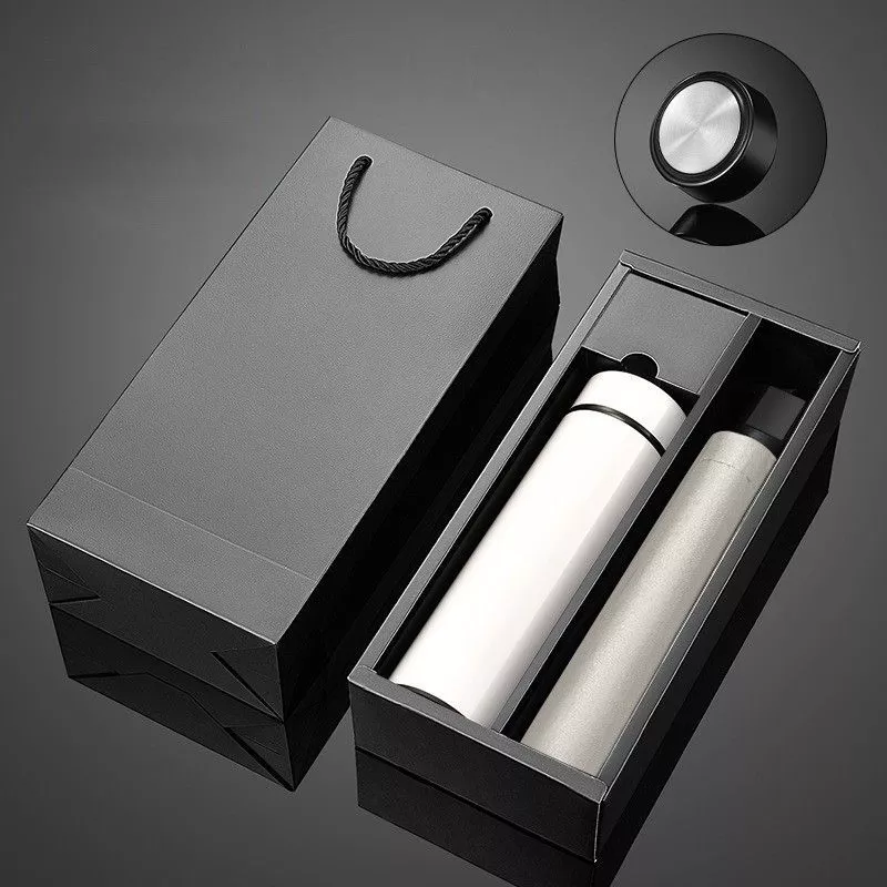 Подарочный набор "Термос с зонтом" (белый/белый) с доставкой по России | Bready