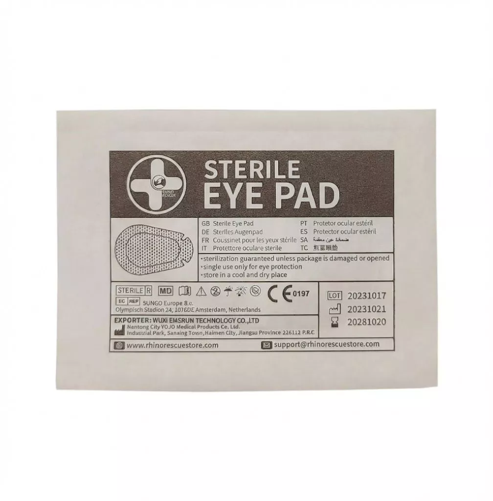 Стерильная накладка пластырного типа на глаз Sterile Eye Pad Rhino Rescue с доставкой по России | BreadyФото 0
