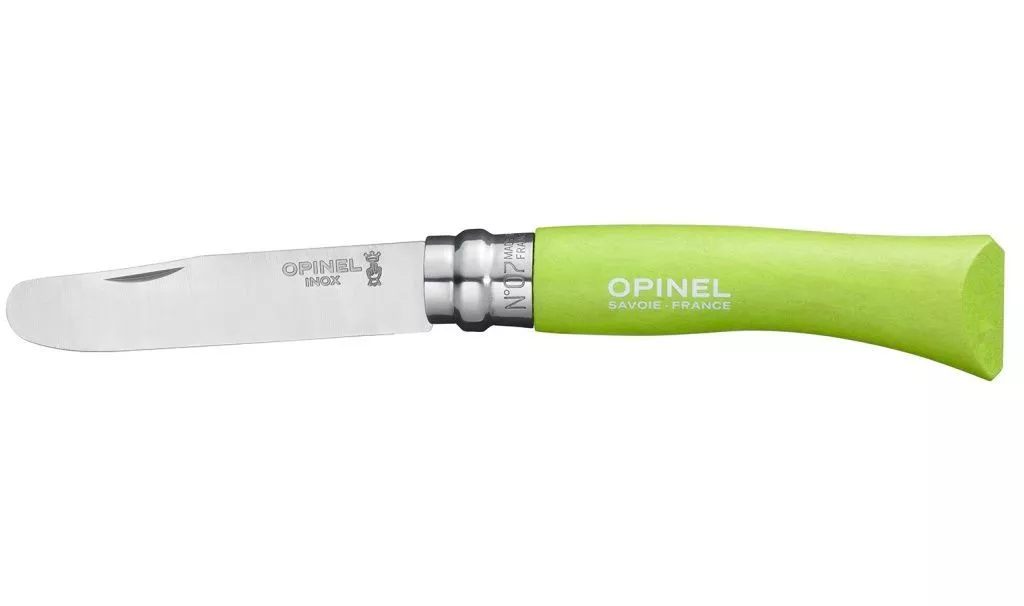 Нож складной детский Opinel №7 VRI My First Opinel Apple green с доставкой по России и в Казахстан | Bready