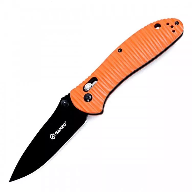 Нож Ganzo G7393P (оранжевый, черный) с доставкой по России и в Казахстан | Bready