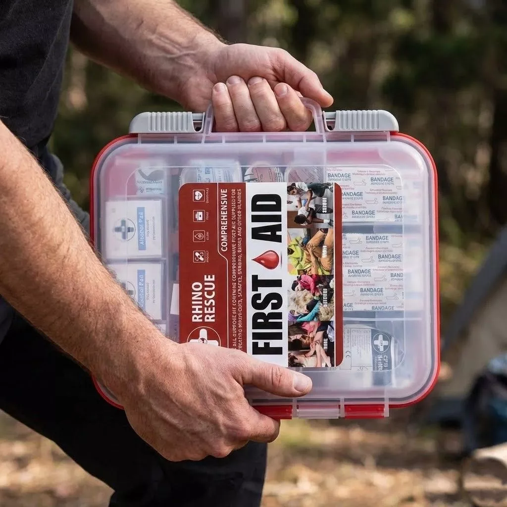 Набор первой медицинской помощи Rhino Rescue First Aid Kit CPIK0063 пластиковый кейс с доставкой по России | BreadyФото 11