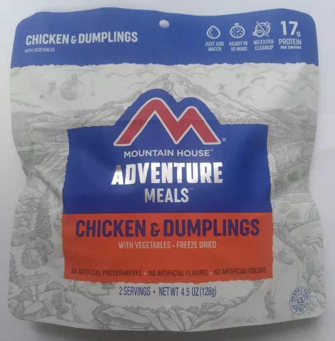 Курица с клецками Mountain House Маунтин Хаус CHICKEN & DUMPLINGS 128 г с доставкой по России и в Казахстан | BreadyФото 0