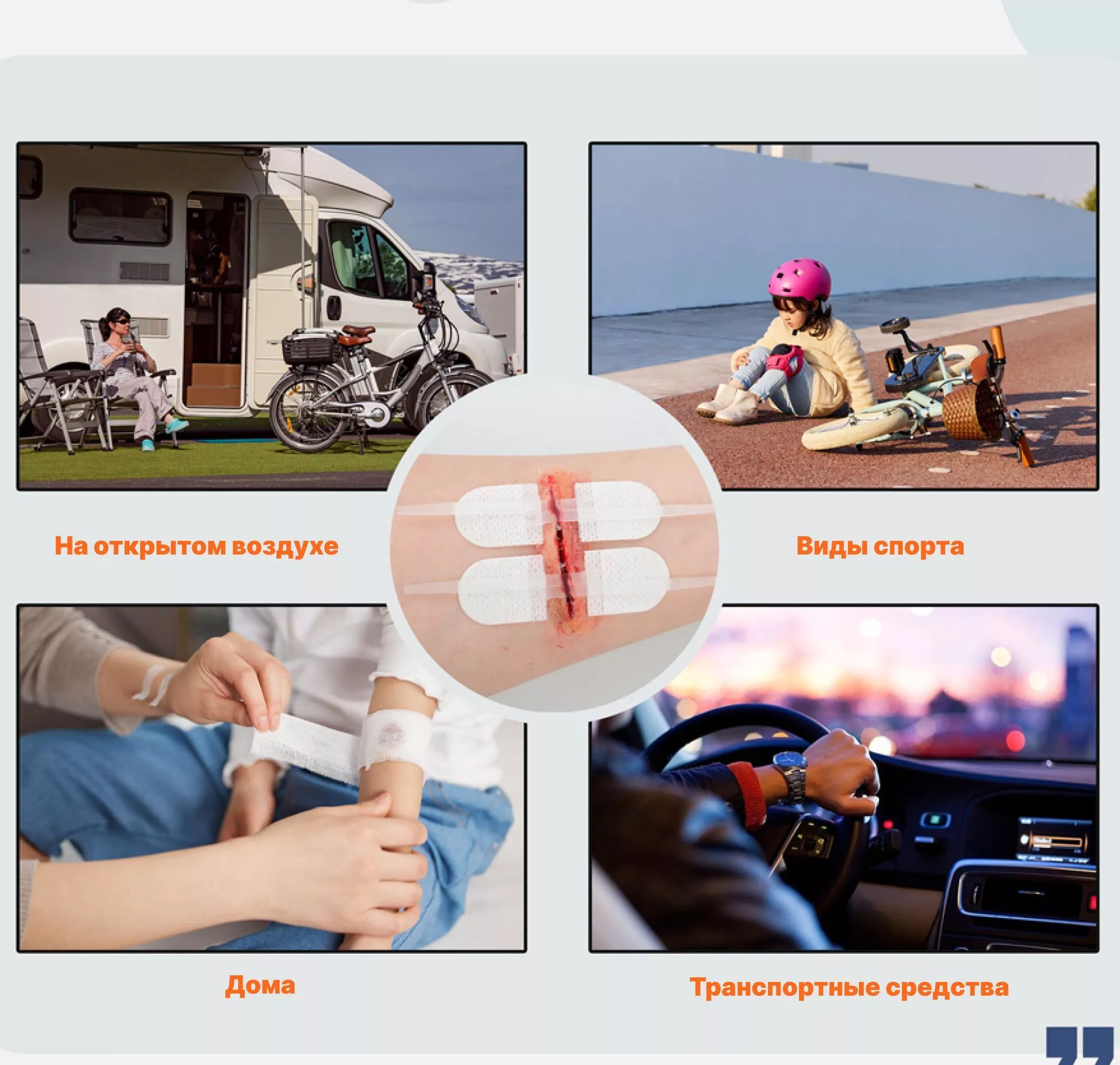 Набор для ухода за ранами Rhino Rescue Wound Closure Kit CP0005 с доставкой по России | BreadyФото 1