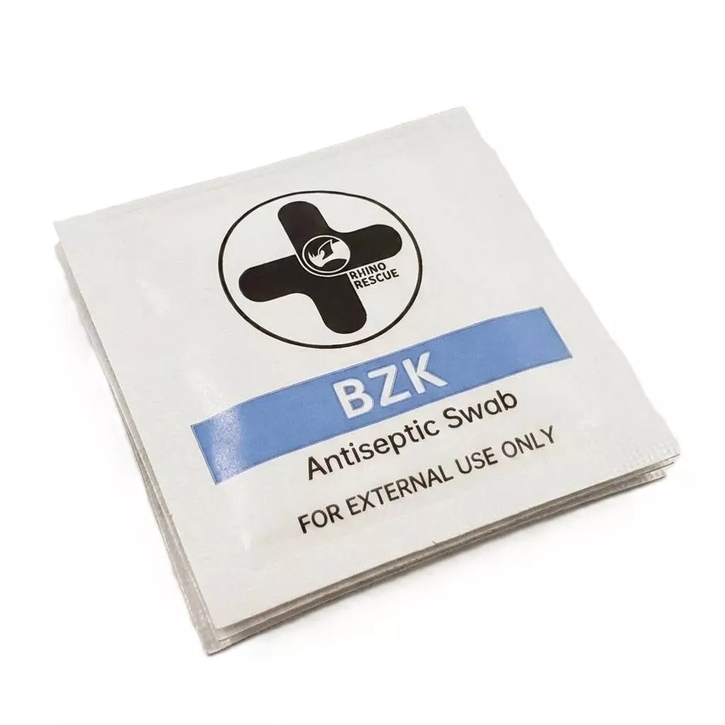 Салфетка антисептическая  RHINO Rescue BZK Antiseptic Swab с доставкой по России | BreadyФото 4