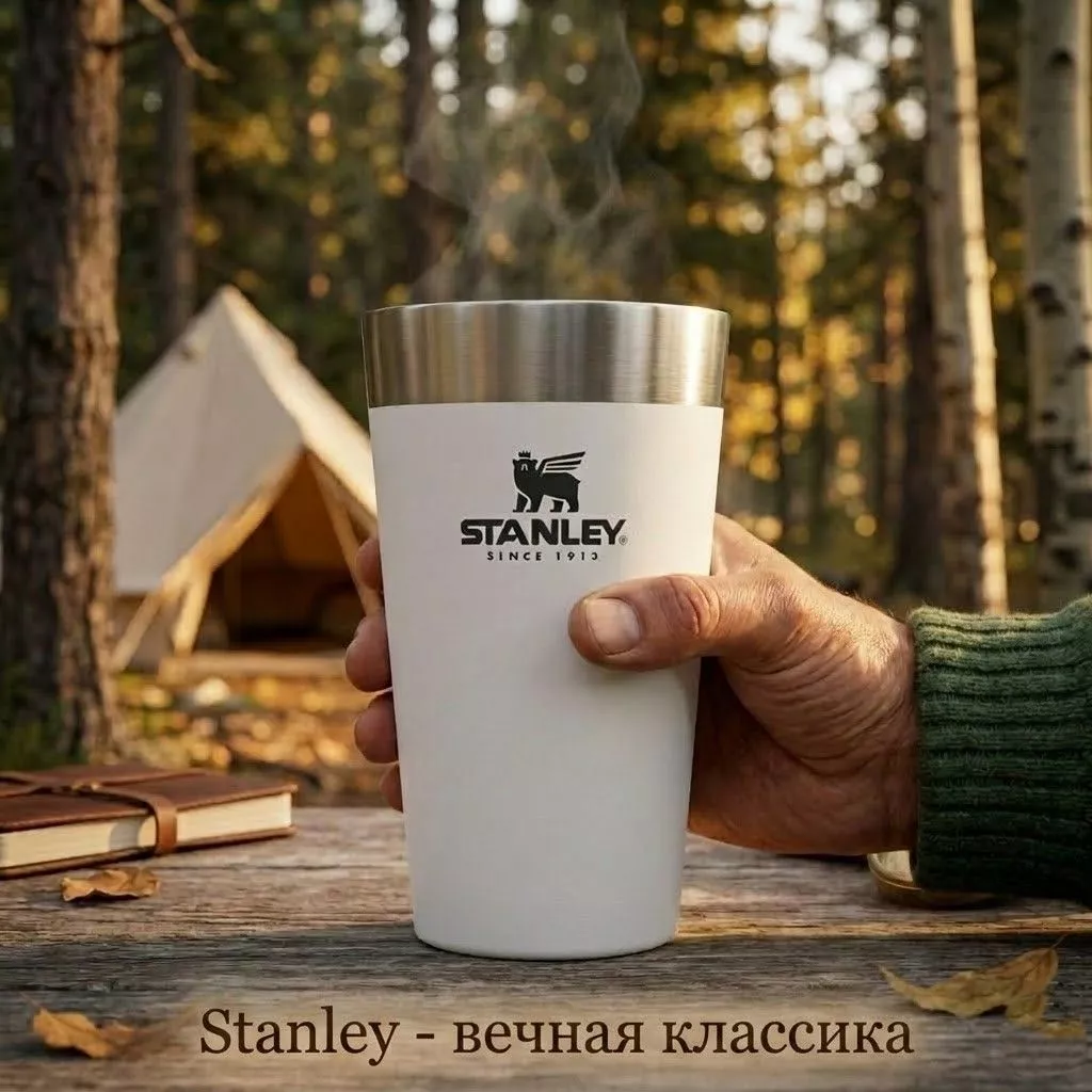 Пинта Beer Pint STANLEY Adventure 473 ml, 10-02282-335 (цвет белый) с доставкой по России | BreadyФото 4