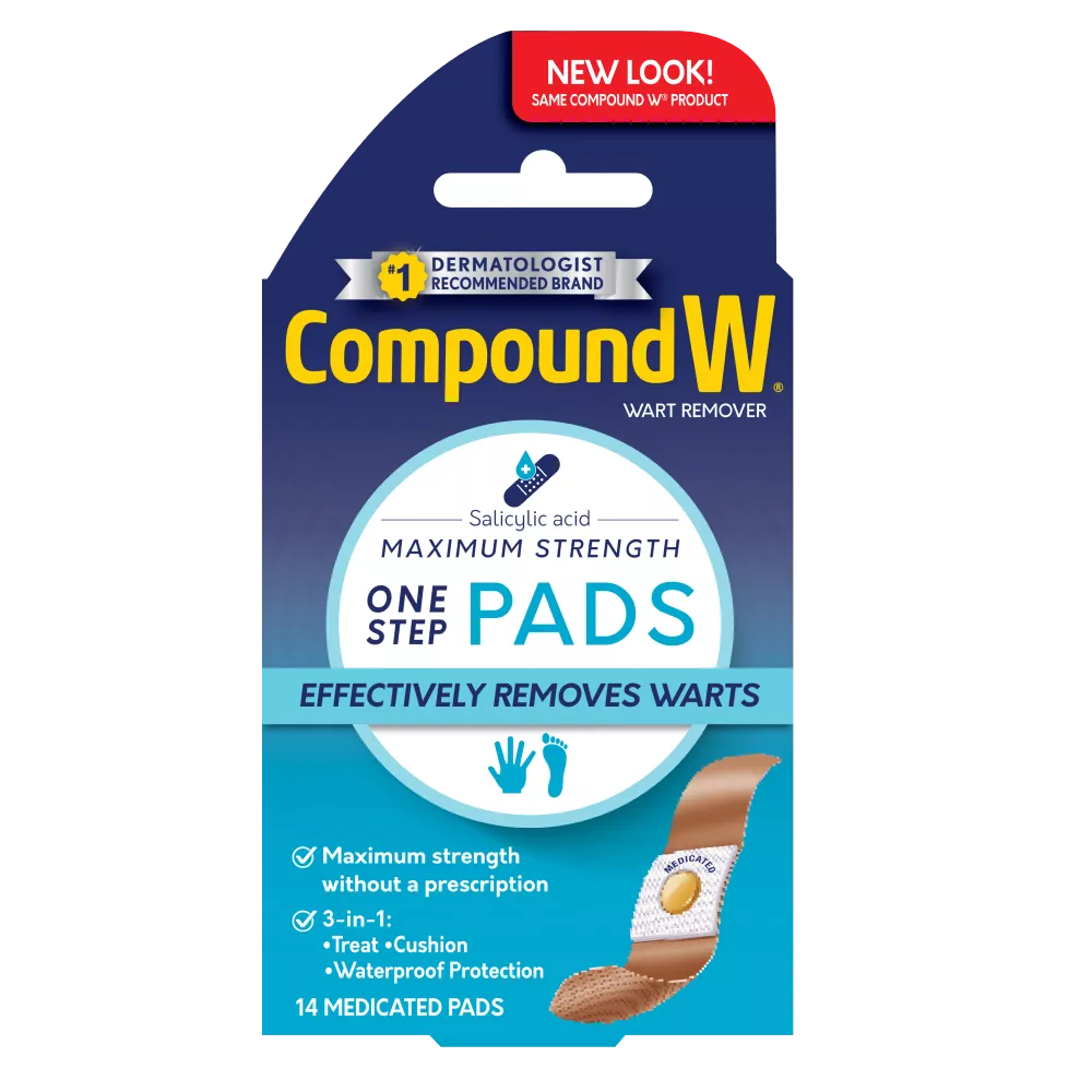 Пластыри для удаления бородавок Compound W One Step Pads купить по цене ...