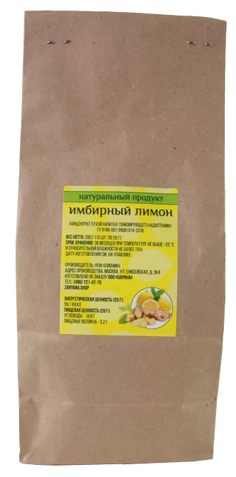 Адаптоник тонизирующий "Имбирный лимон" с доставкой по России и в Казахстан | Bready