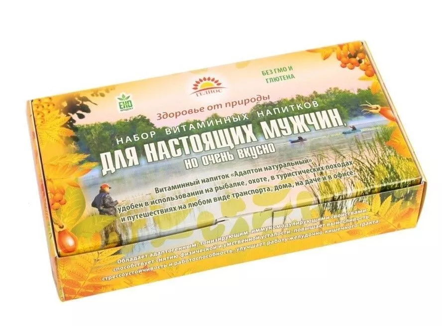 Набор витаминных напитков "Для настоящих мужчин", 10 шт.  с доставкой по России и в Казахстан | BreadyФото 0