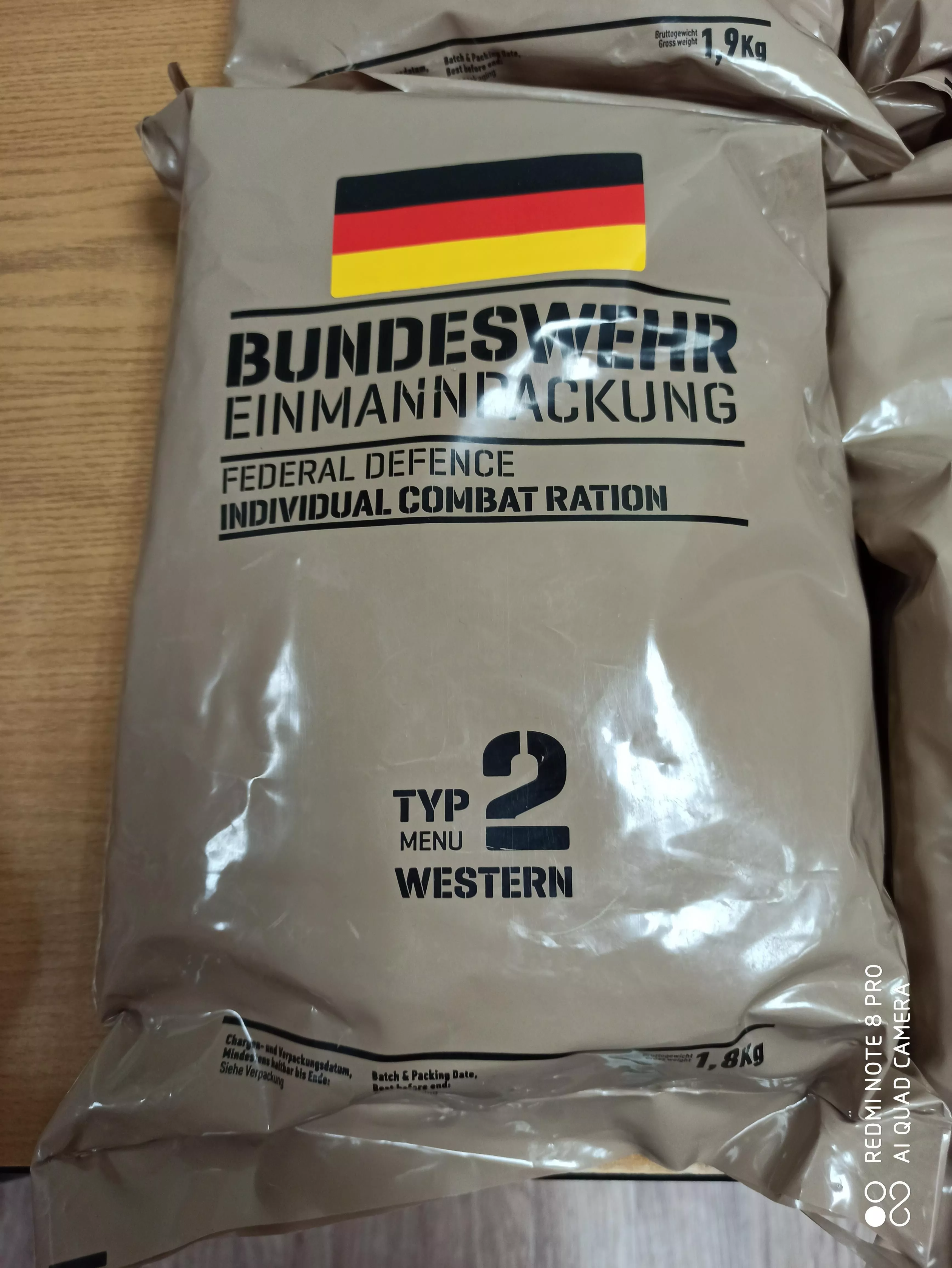 Сухпаёк Немецкий Bundeswehr EPA NEW с доставкой по России и в Казахстан | BreadyФото 1