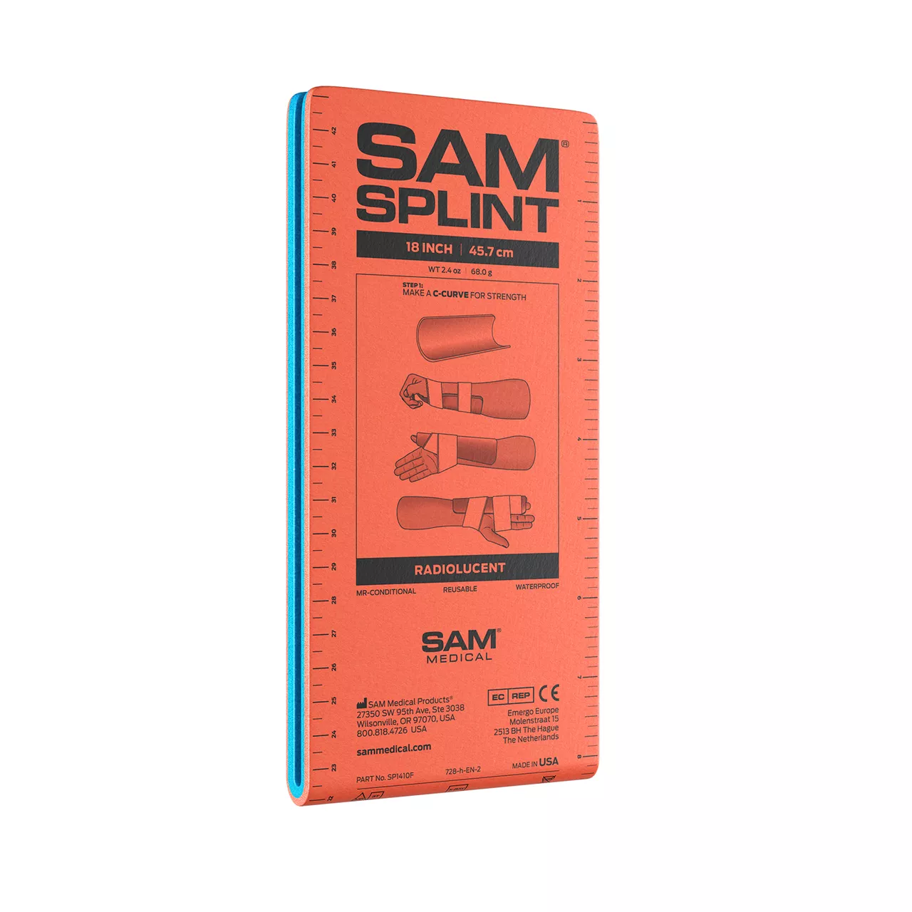Шина иммобилизационная SAM® Splint Junior 18 с доставкой по России и в Казахстан | BreadyФото 1