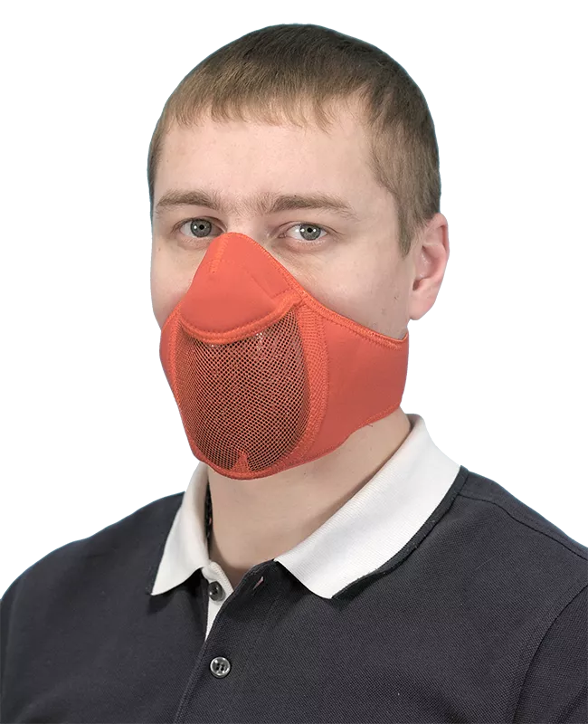 Тепловая маска Полумаска арт. ТМ 2.2 (красный) САЙВЕР|SAYVER с доставкой по России и в Казахстан | BreadyФото 0